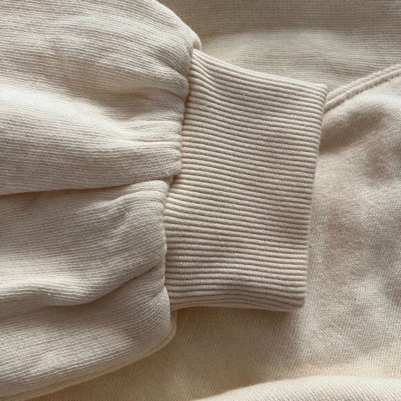 NEW Just Madison Hearts Cotton Sweatshirt  Embroidered Hearts ballon sleeve sz M - Picture 10 of 13